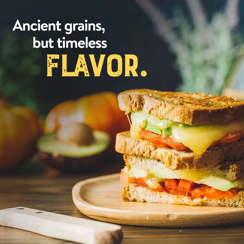 (2 Pack) Ancient Grain Gluten Free Bread, 100% Whole Grain Sandwich Bread, Fres gallery
