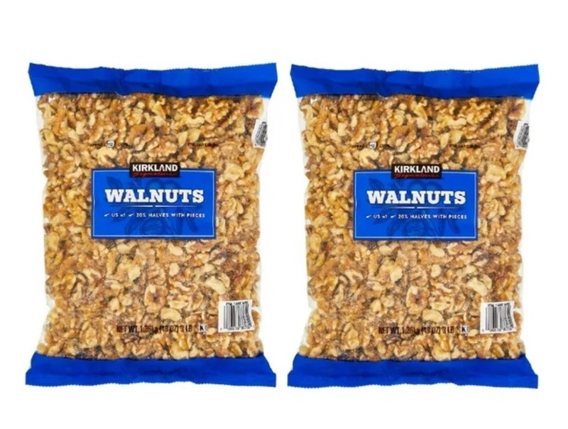 2 Pack Kirkland Signature Walnuts 3 lb Each Pack, Total 6 lbs