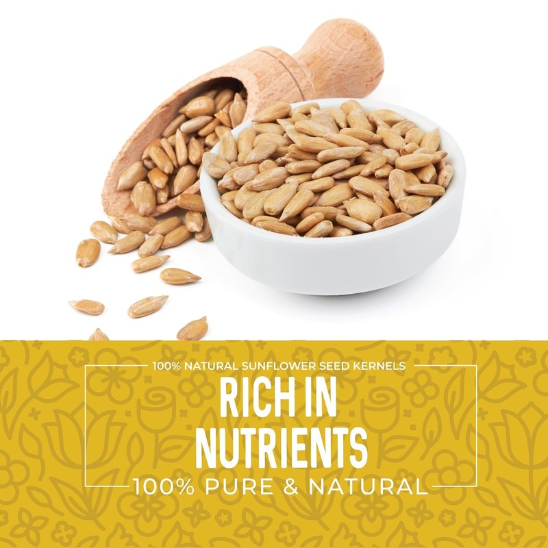 Sunflower Seeds Raw 2lbs - Unsalted Sunflower Seeds to Eat - Shelled Sunflowe... gallery