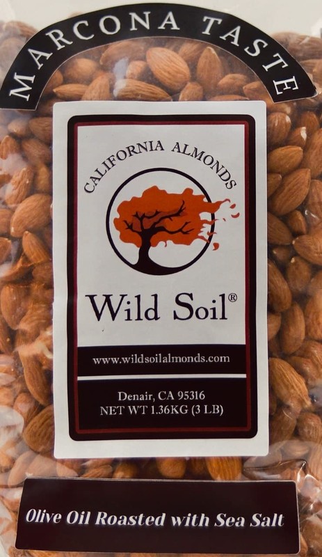Wild Soil Almonds Distinct & Superior Organic Raw 3 Pound Pack 1 Bag Emergency.. gallery