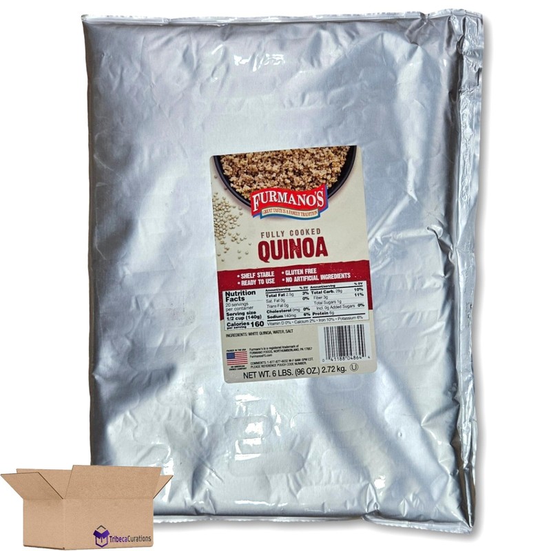 Furmano’s Fully Cooked Quinoa Value Pack Bulk 6 Pound Pouch