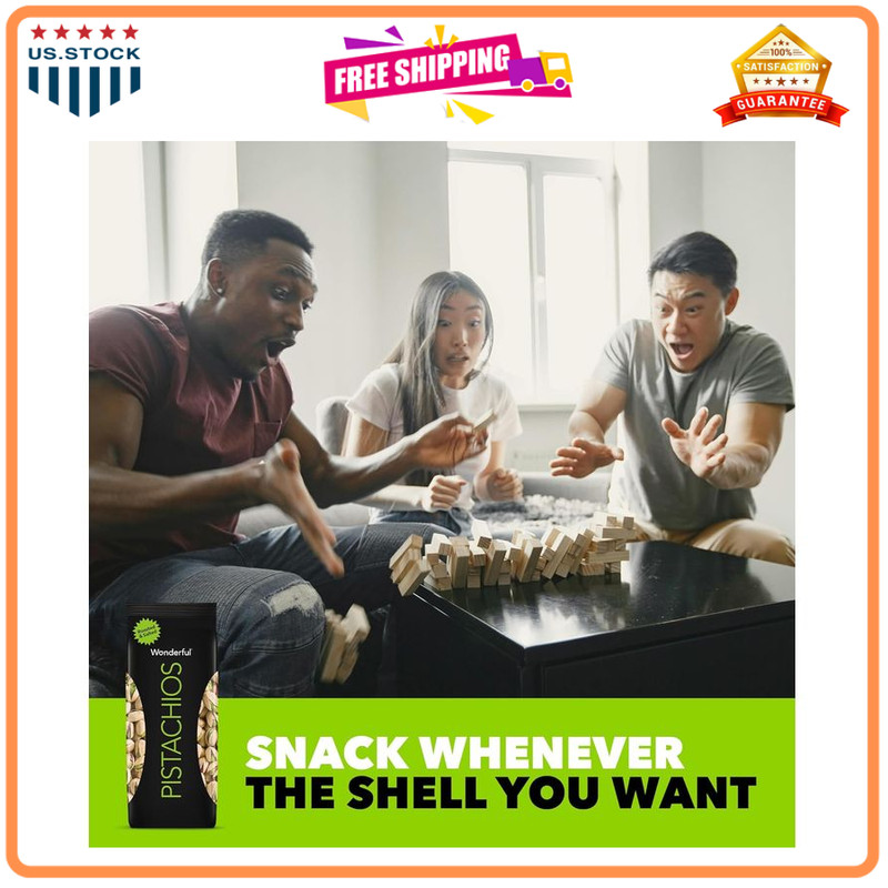 Wonderful Pistachios In Shell, Roasted & Salted, 48oz Resealable Bag gallery