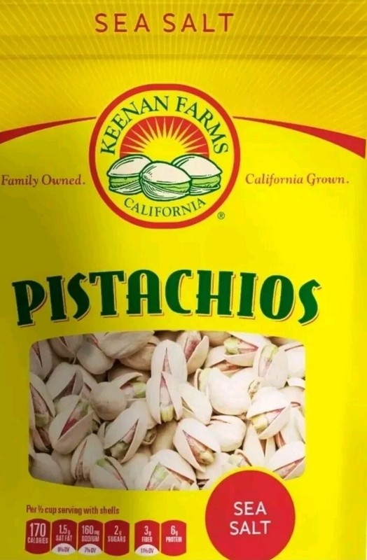 California Sea Salt Pistachios Keenan Farms 12oz 2pack gallery