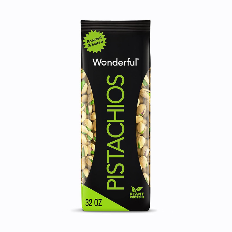 In Shell, Roasted & Salted Nuts, 32 Ounce Bag, Protein Snacks, Gluten Free Snack