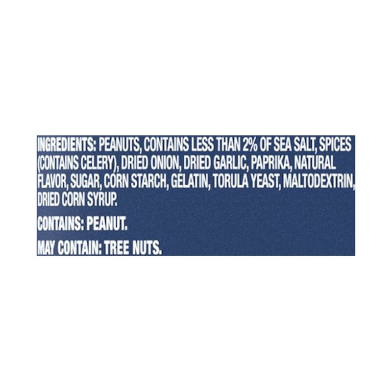Salted Dry Roasted Peanuts, Party Snacks, Plant Based Protein, 2.16 lb Container gallery