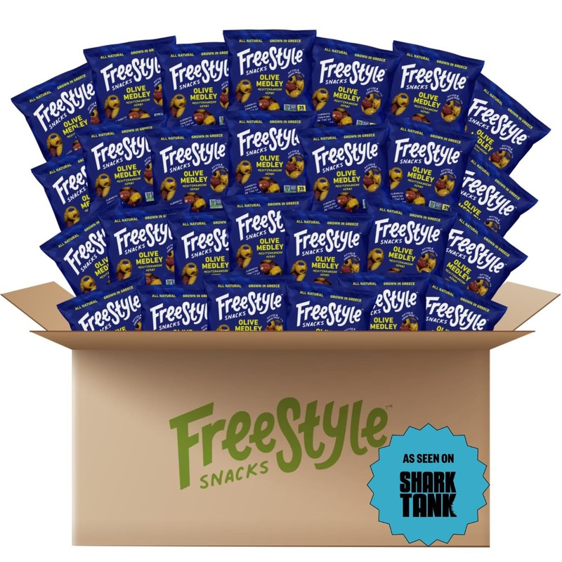 Bulk Olive Snack Packs - Healthy Mediterranean Herb Medley - 120 Single Serve Pa gallery