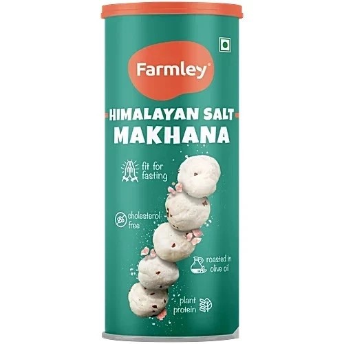 Farmley Roasted & Himalayan Salted (Sendha Namak) Flavoured Makhana Roasted 77g