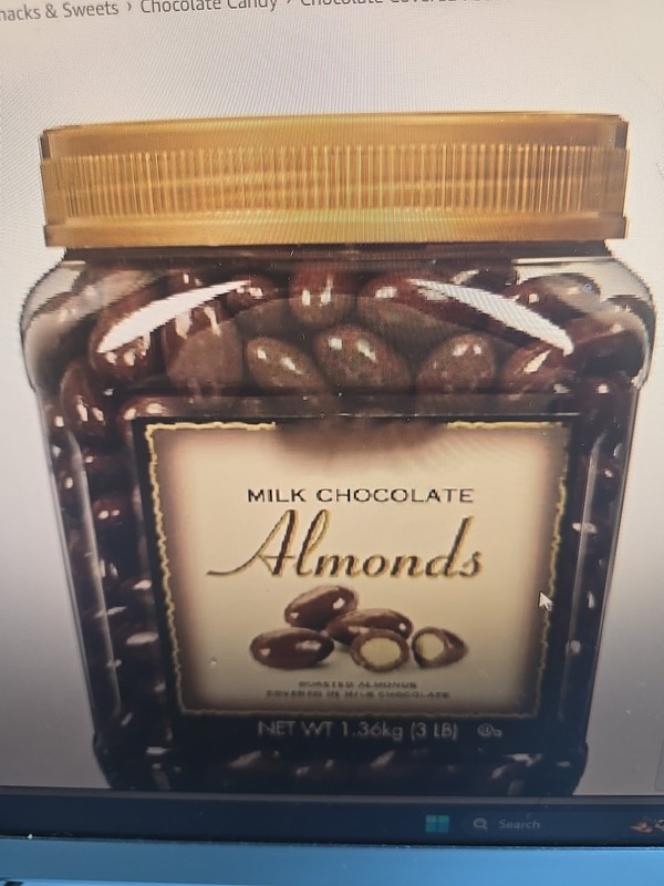 Milk Chocolate Almond Kirkland Signature 3lb