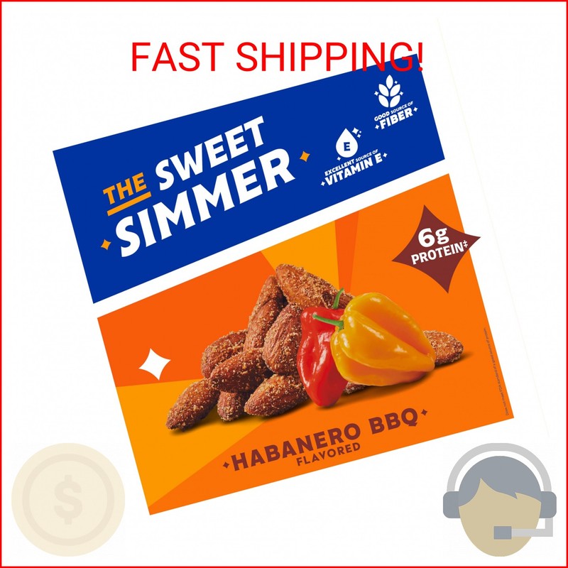 Blue Diamond Almonds, Habanero BBQ Flavored Snack Nut, Non-GMO, Kosher, No Glute gallery