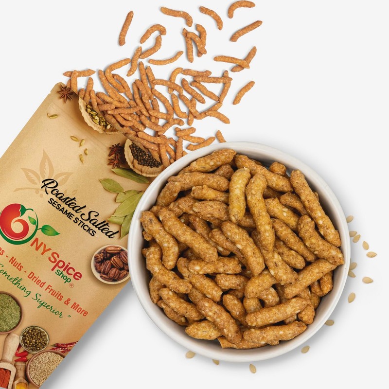 Sesame Sticks Regular – 1 Lbs. (Pound) Freshest Taste Sesame Sticks – Mouthwa…
