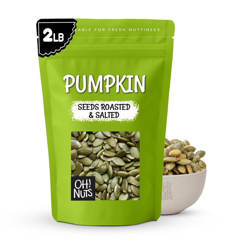 Pumpkin - Roasted Salted - 2 Lb - No Shell Pepitas - Packed in New York Zip-Sea gallery