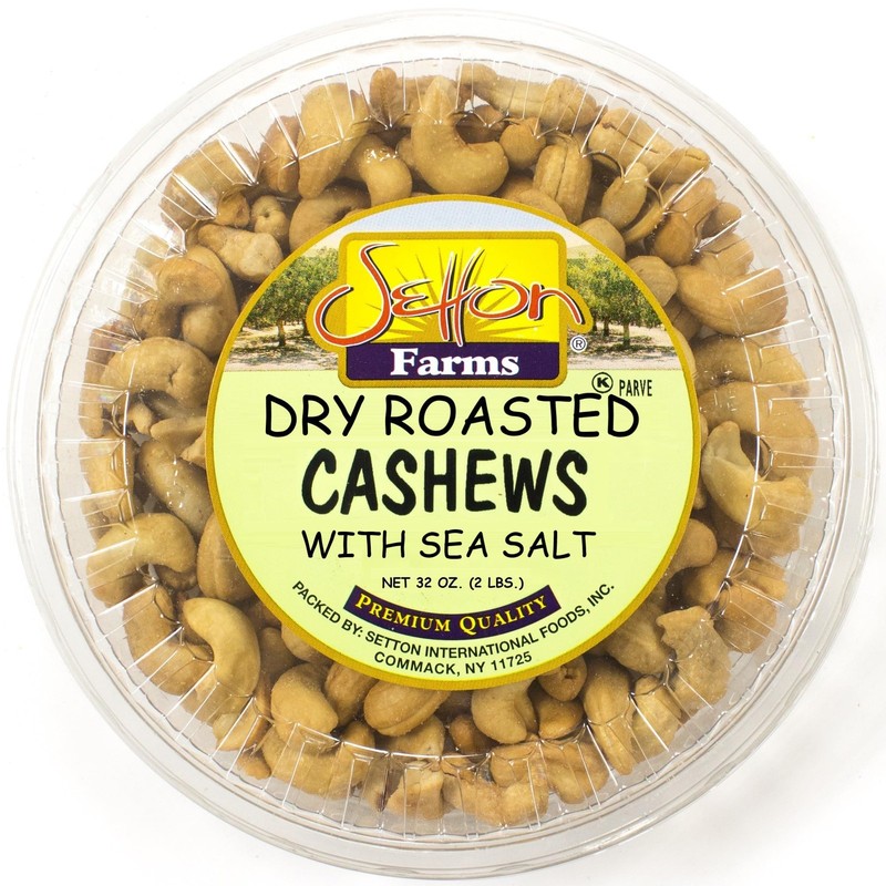 Cashews Dry Roasted With Sea Salt 32 Oz. 2 Lbs Kosher