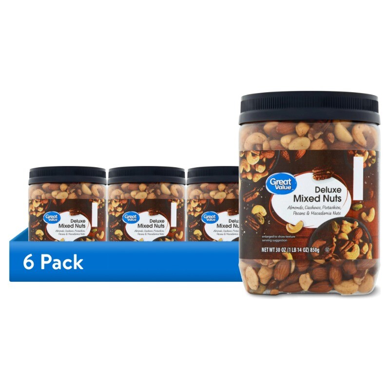 Great Value Deluxe Mixed Nuts, 30 oz gallery