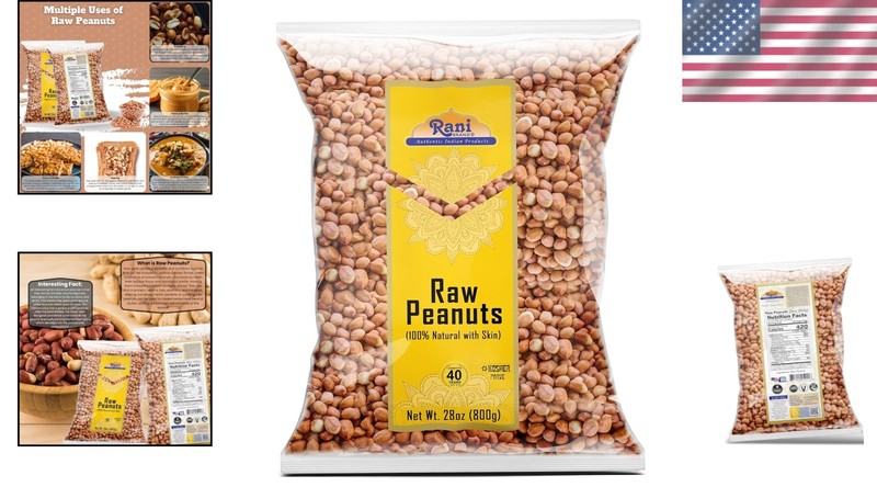 Rani Raw Whole Peanuts 28oz - Unsalted, & Kosher for Healthy Cooking gallery
