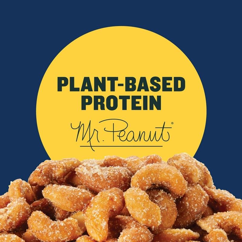 PLANTERS Deluxe Honey Roasted Whole Cashews Sweet & Salty 8.25oz Can gallery