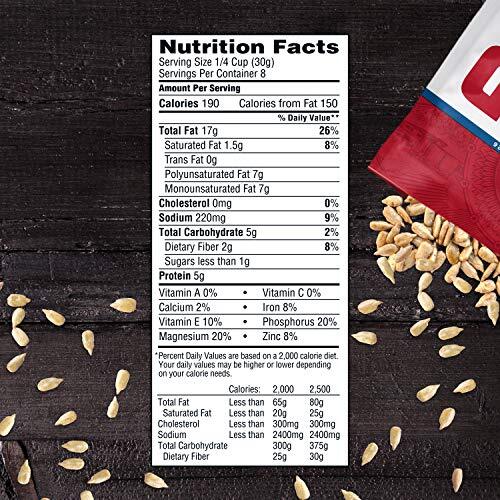 Salted and Roasted Sunflower Kernels Keto Friendly Snack 8.5 OZ Bags 12 Pack gallery