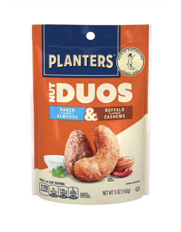 Planters Nut Duos Ranch Almonds & Buffalo Flavored Duos 5 Oz (2 Count) gallery