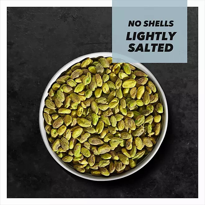 2 Pack Wonderful Lightly Salted Pistachios, No Shells, 24 oz. FREE SHIPPING gallery