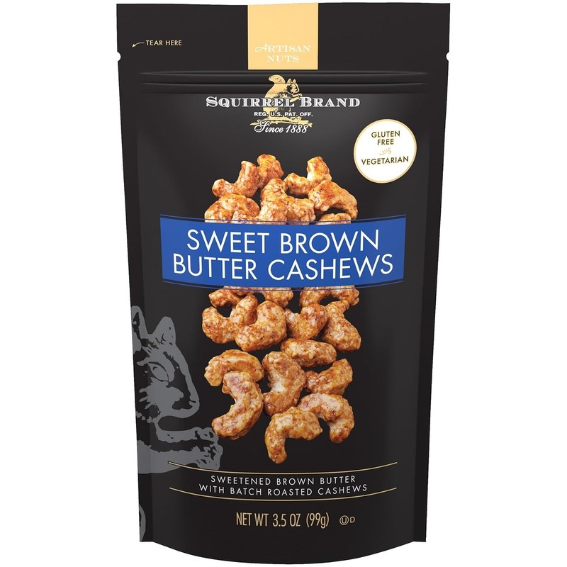 Artisan Sweet Brown Butter Cashews, 3.5 oz - A Gourmet Snack for Every Occasion gallery