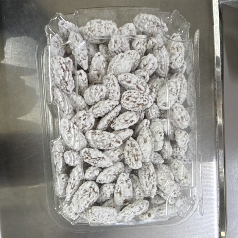 Powdered Sugar Coated Whole Pecan Nuts Pantry Baking Tree Nuts