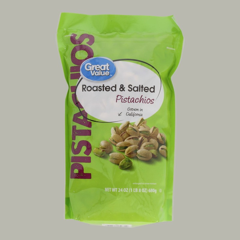 Roasted and Salted Pistachios in Bulk 24 oz Natural Healthy Snack