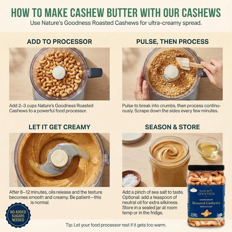 Deluxe Whole Cashews Salted 16 oz Roasted Snack gallery