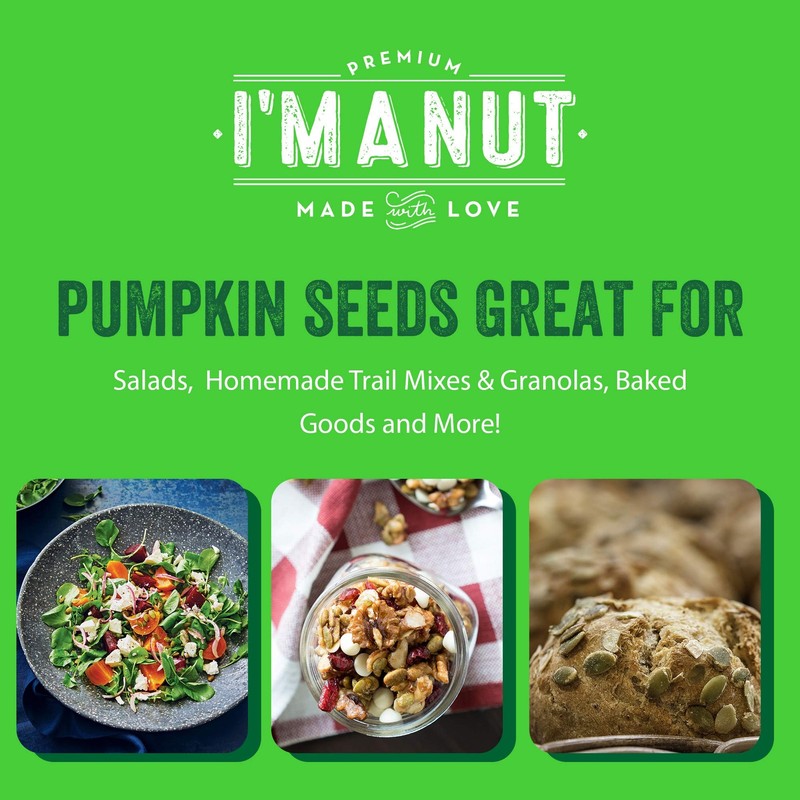 Oven Toasted Pumpkin Seeds with Sea Salt Papitas 16 oz 1 lb Batch Tested Glut... gallery