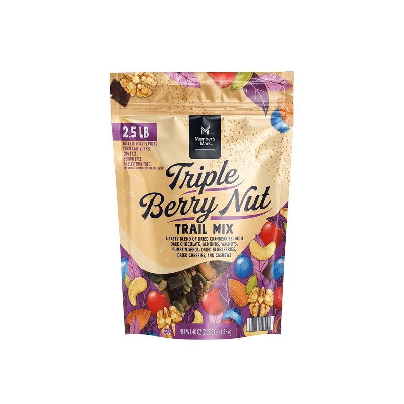 Member’s Mark Triple Berry Nut Trail Mix, 40 oz Great Price
