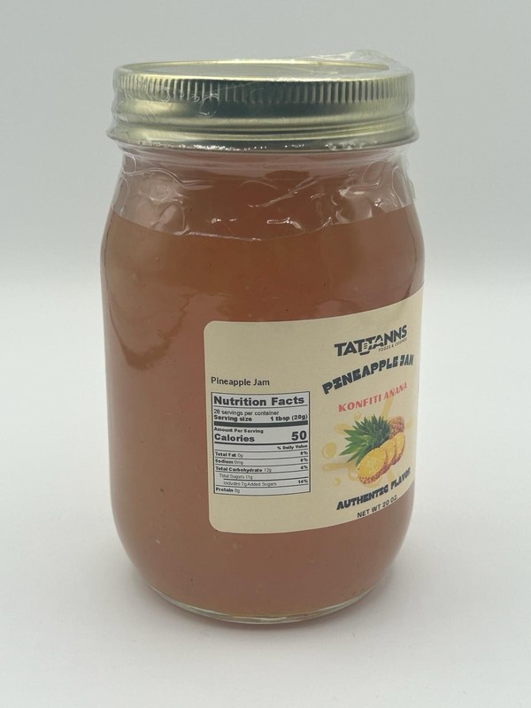Authentic Haitian Pineapple Jam 20oz Jar (KONFITI ANANA) gallery