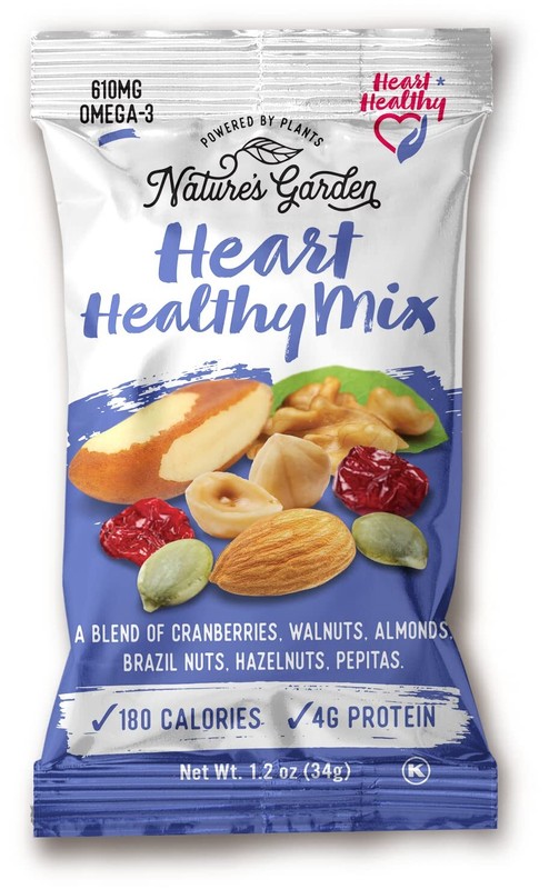 Nature Garden Trail Mix Heart Healthy Nuts Omega-3 Cranberry Pumpkin Seeds 24 Pk gallery