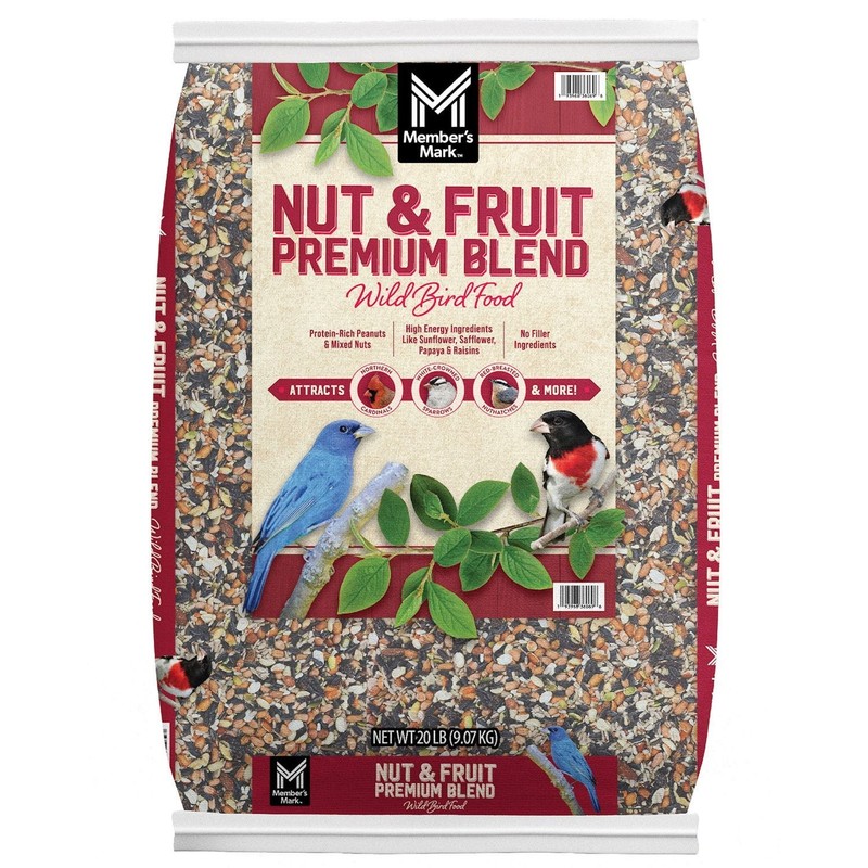 Member’s Mark Ultra Premium Nut & Fruit Blend Birdseed, 20 lbs.