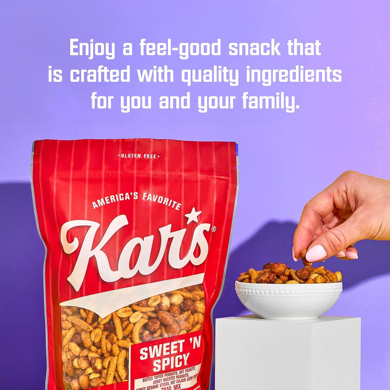 Kar’S Nuts Sweet 'N Spicy Trail Mix, 28 Oz – Resealable Pouch (Pack of 1), Glute gallery