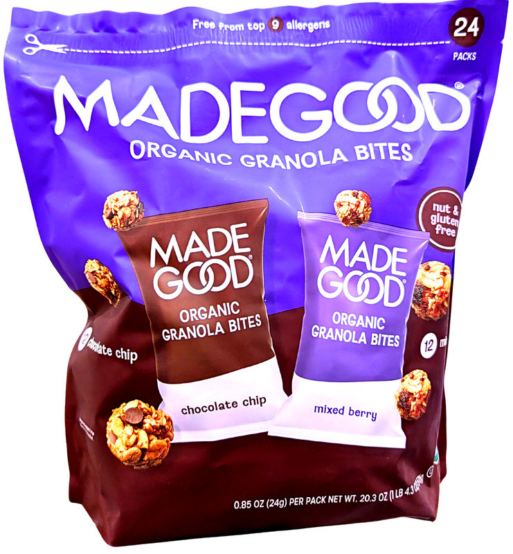 Made Good Organic Granola Minis Variety Pack 0.85 oz 24 Count EXP 09/2026
