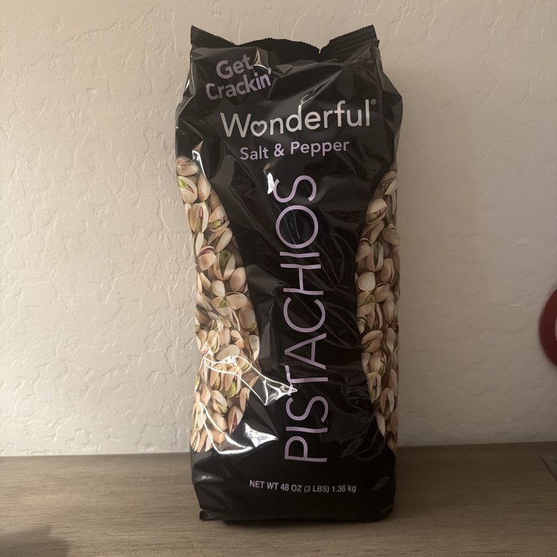 Wonderful Pistachios, Salt and Pepper - 48oz gallery