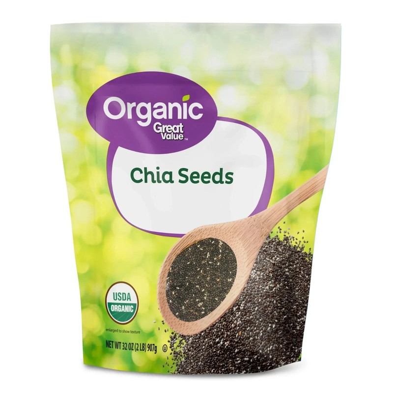 Great Value Organic Chia Seeds 32 oz Fast Shipping