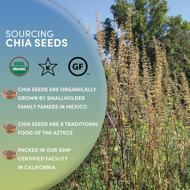 Organic Ground Chia Seeds, 1 Pound - Excellent Source of Fiber, Protein, and Ome gallery