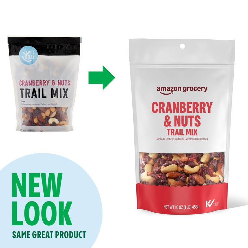 Amazon Grocery, Cranberry & Nuts, Trail Mix, 16 Oz Previously Happy Belly,... gallery