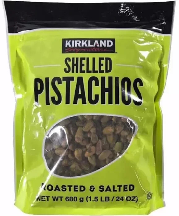 2 Packs Kirkland Signature Shelled Pistachios Roasted & Salted 24 oz Each Pack gallery