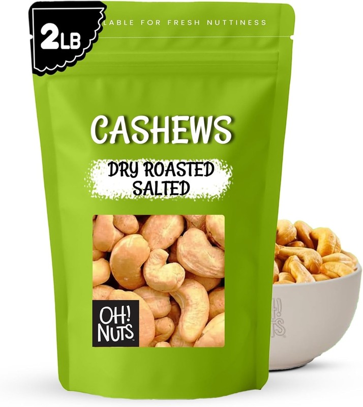 Cashews Roasted Unsalted - 1 lb - Roasted Unsalted Cashews - gallery
