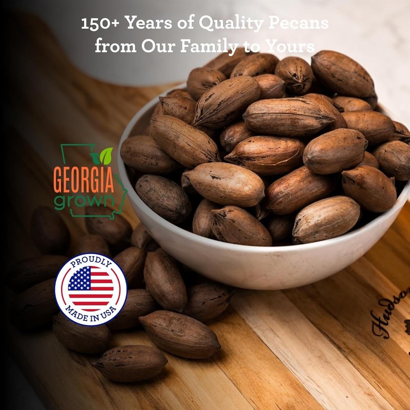In-Shell Pecans 5lb Bag Georgia Grown Hudson Brand Keto Friendly gallery