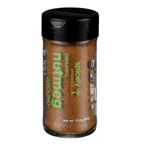 Organic Nutmeg Ground 1.9 Oz (Case Of 3) By Spicely Organics