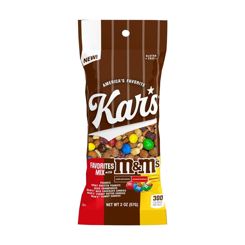 Gluten-Free Trail Mix with M&M's Candies, 2oz Grab & Go Bags, 36 Pack gallery