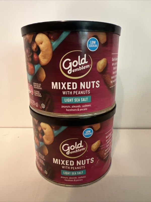 Lightly Sea Salted, Deluxe Mixed Nuts, 8 oz Pack of 2