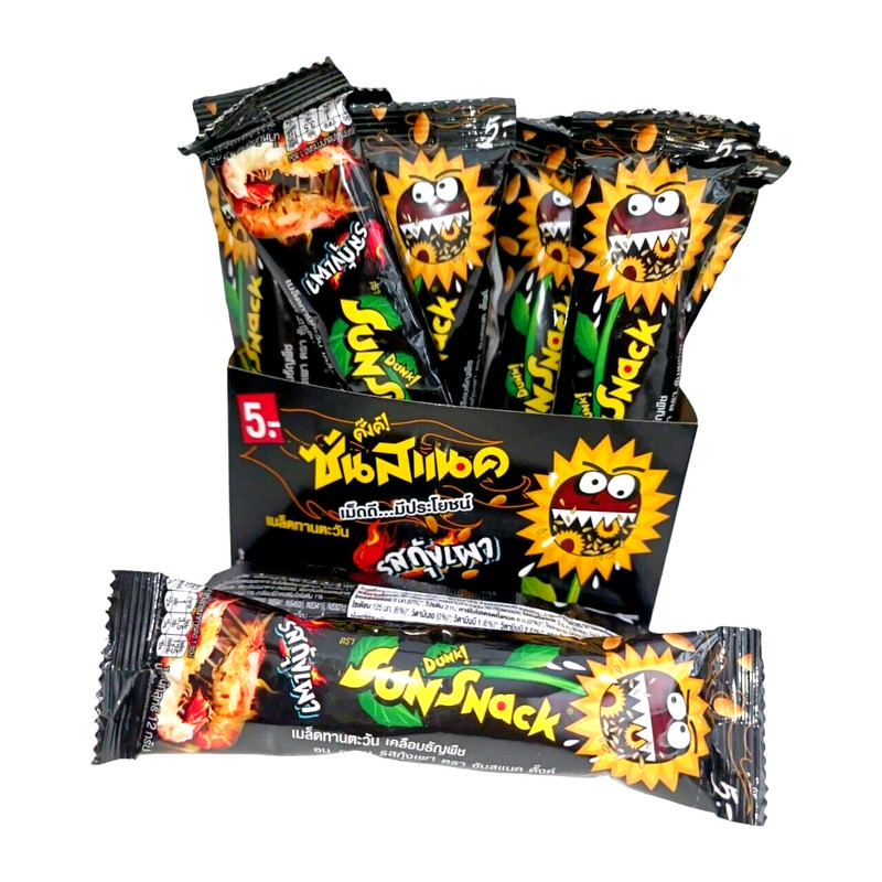 Sunsnack Cereal coated sunflower seed Grilled shrimp Thai flavor child 12g.x12 gallery