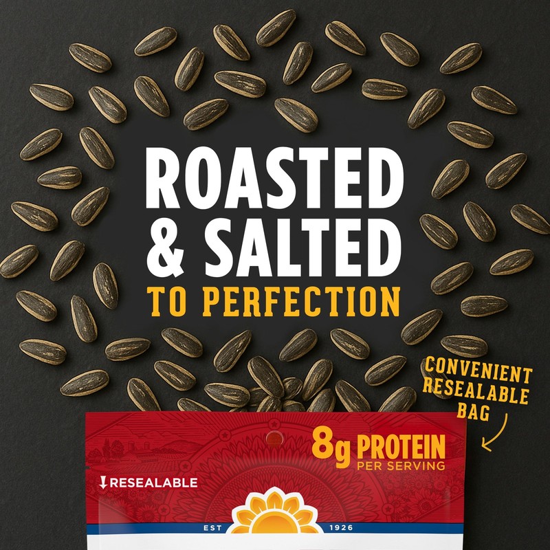 DAVID SEEDS Roasted and Salted Original Jumbo 5.25 Ounce (Pack of 12) gallery