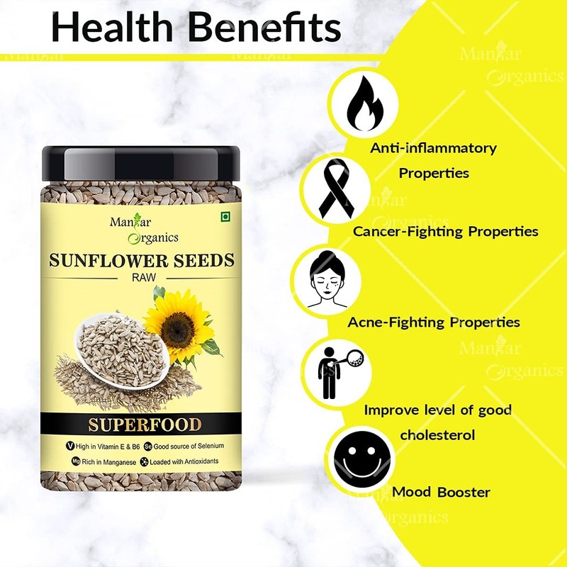 ManHar Organics Sunflower Seeds 475gm gallery