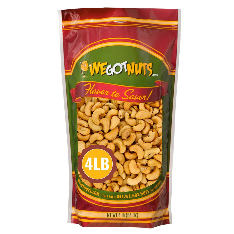 Roasted Salted Cashews – Premium Quality Kosher Roasted Cashews by – Natural &