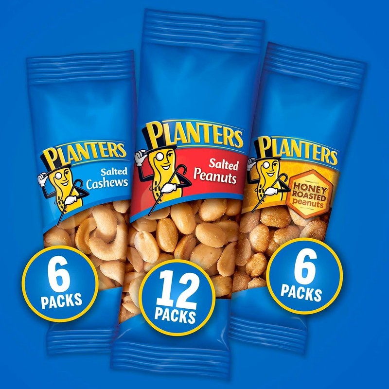 Planters Variety Pack Cashews & Peanuts, 24 pk Free Shipping!!! gallery