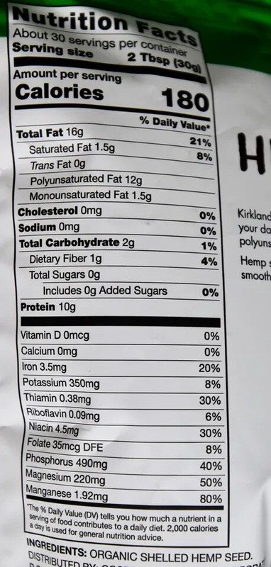 2 PACK - Kirkland Signature USDA Organic Hemp Hearts Shelled Seeds, 32 Ounce gallery