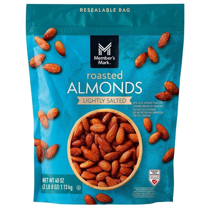 Member's Mark Lightly Salted Roasted Almonds, 40 oz. gallery